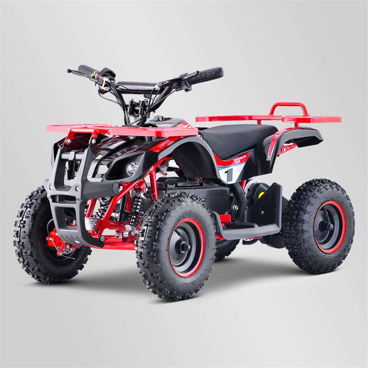 Quad Electrique 800w Enfant Rouge Utilitaire - Extrem Motos