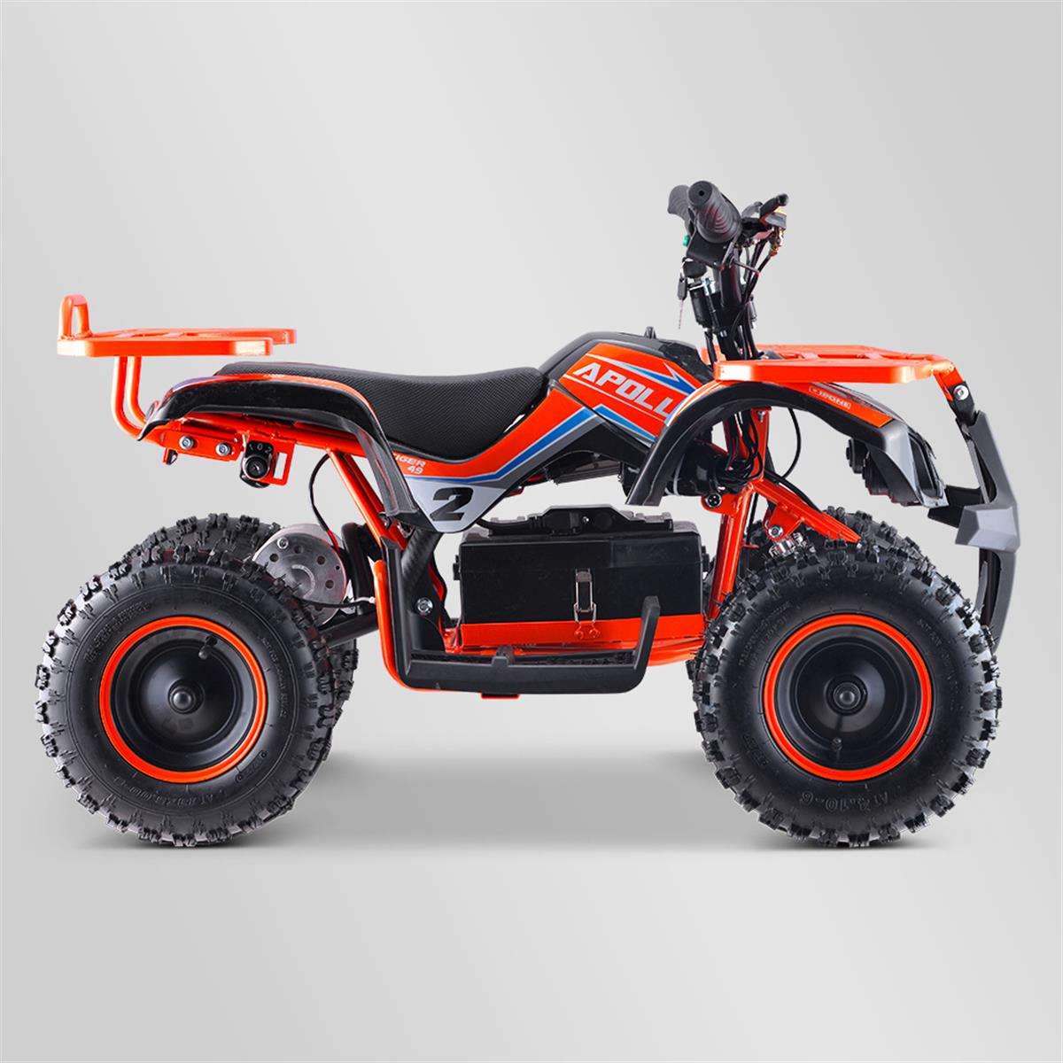 Quad Electrique 800w Enfant Orange Utilitaire - Extrem Motos