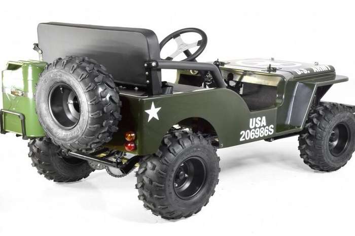 Mini Jeep Willys 150cc Thermique – Pour Enfant et Ado – Image 3