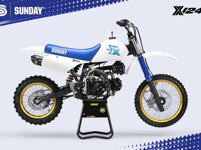 PIT BIKE - YCF SUNDAY X 124 BLANC 2026