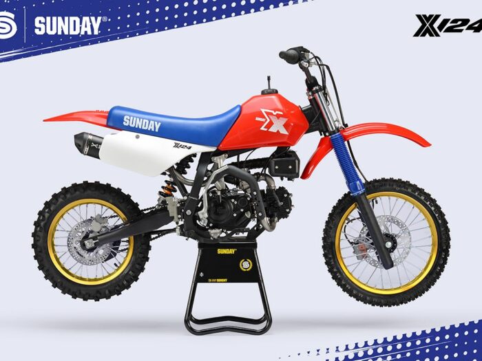 PIT BIKE - YCF SUNDAY X 124 ROUGE 2026