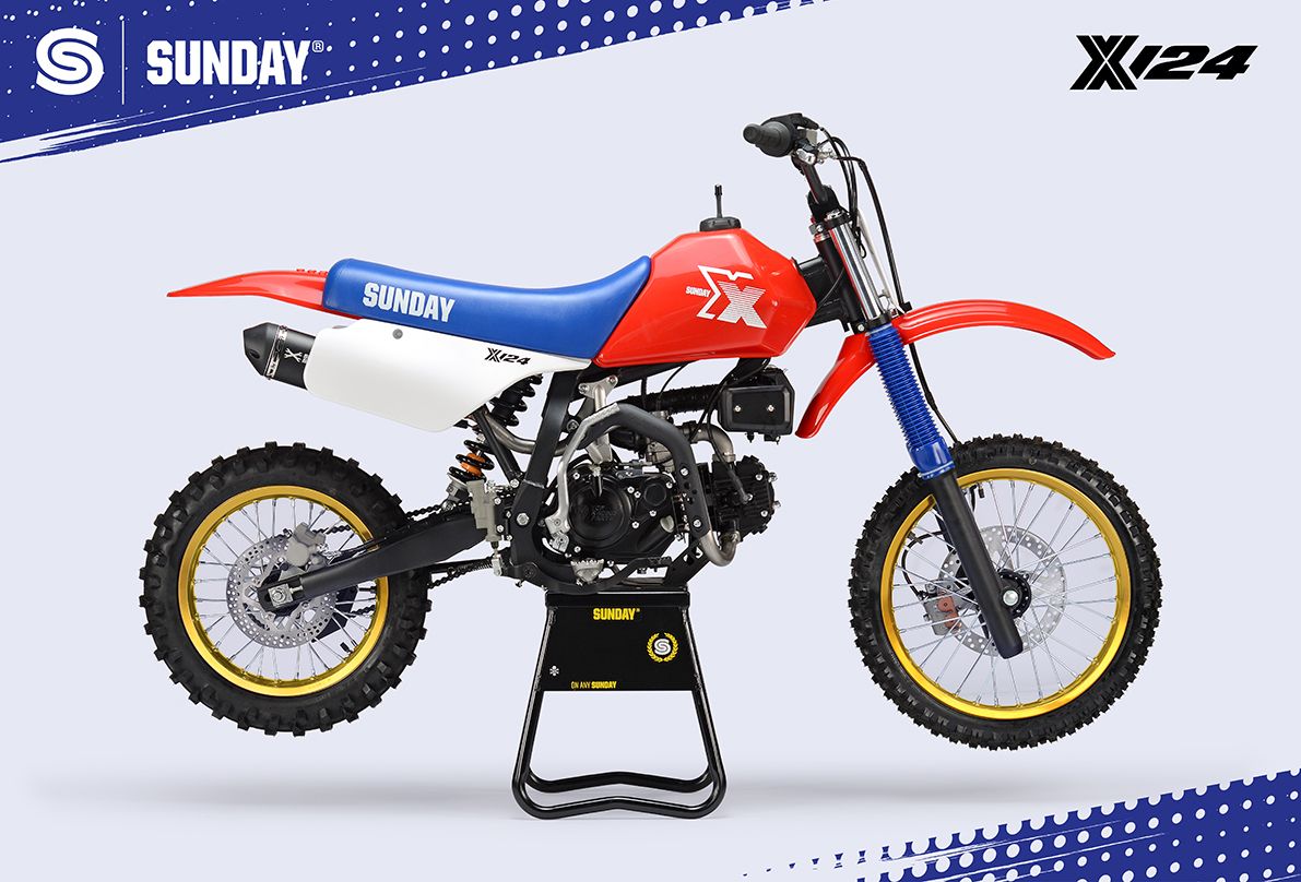 PIT BIKE - YCF SUNDAY X 124 ROUGE 2026