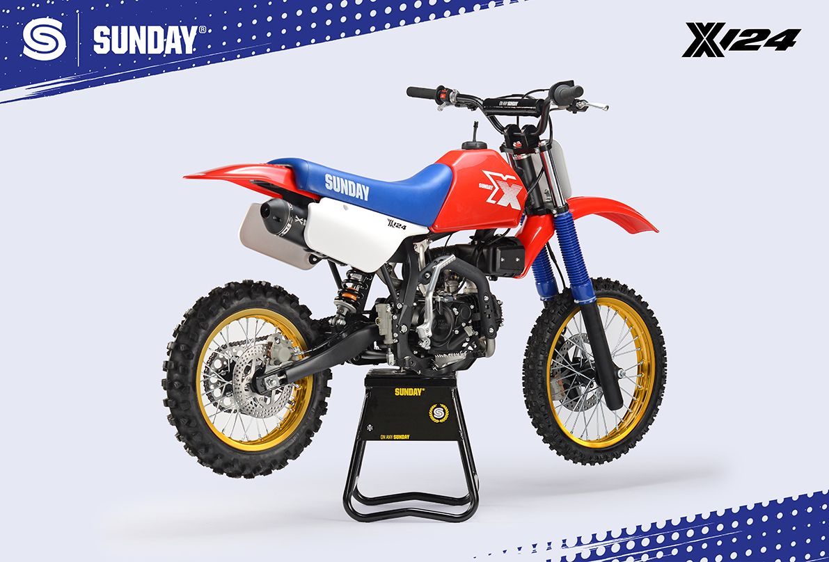 PIT BIKE - YCF SUNDAY X 124 ROUGE 2026 - Image 2