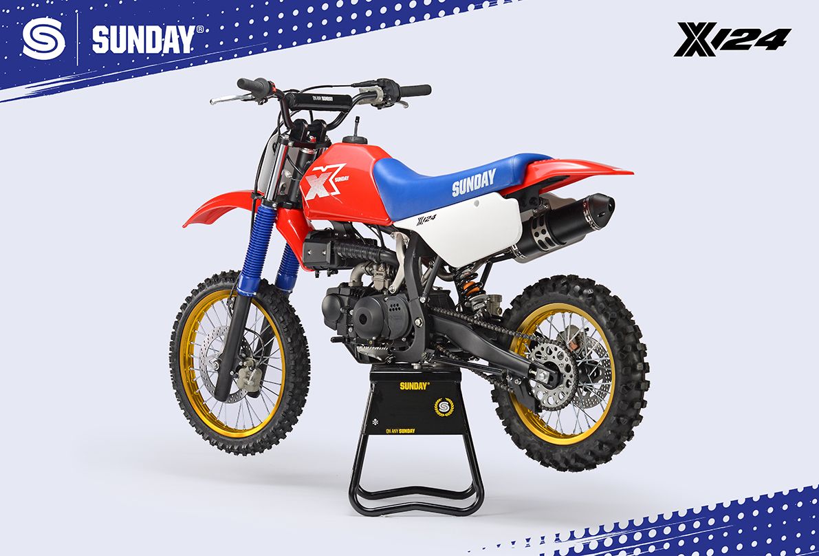 PIT BIKE - YCF SUNDAY X 124 ROUGE 2026 - Image 3