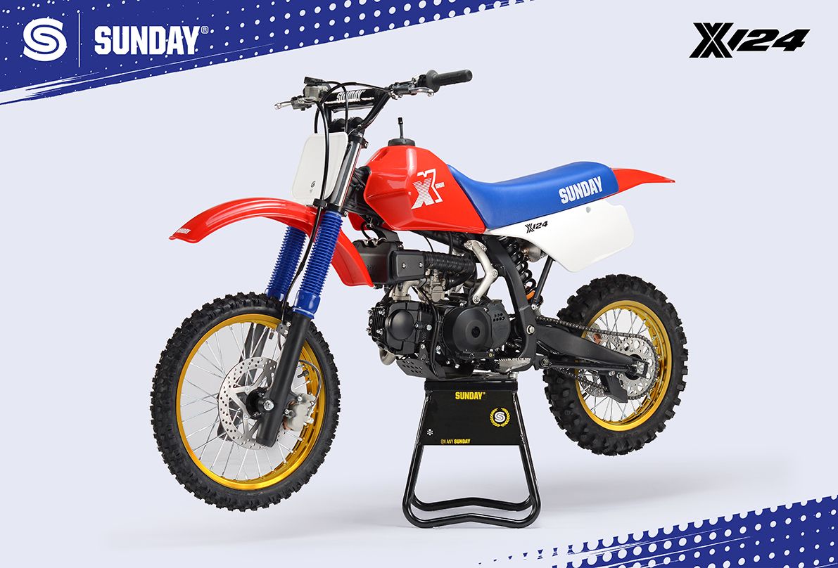 PIT BIKE - YCF SUNDAY X 124 ROUGE 2026 - Image 4