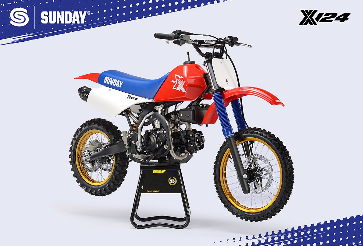 PIT BIKE - YCF SUNDAY X 124 ROUGE 2026 - Image 5