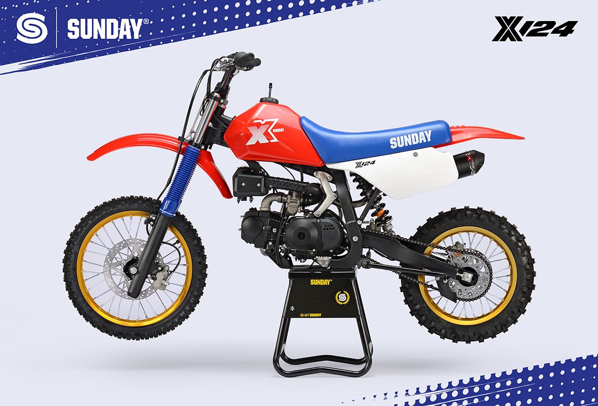 PIT BIKE - YCF SUNDAY X 124 ROUGE 2026 - Image 6