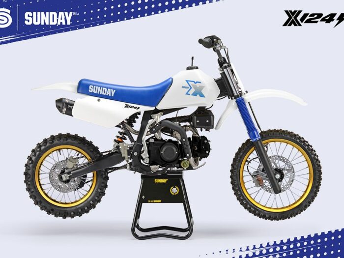 PIT BIKE - YCF SUNDAY X 124se SEMI AUTO BLANC 2026
