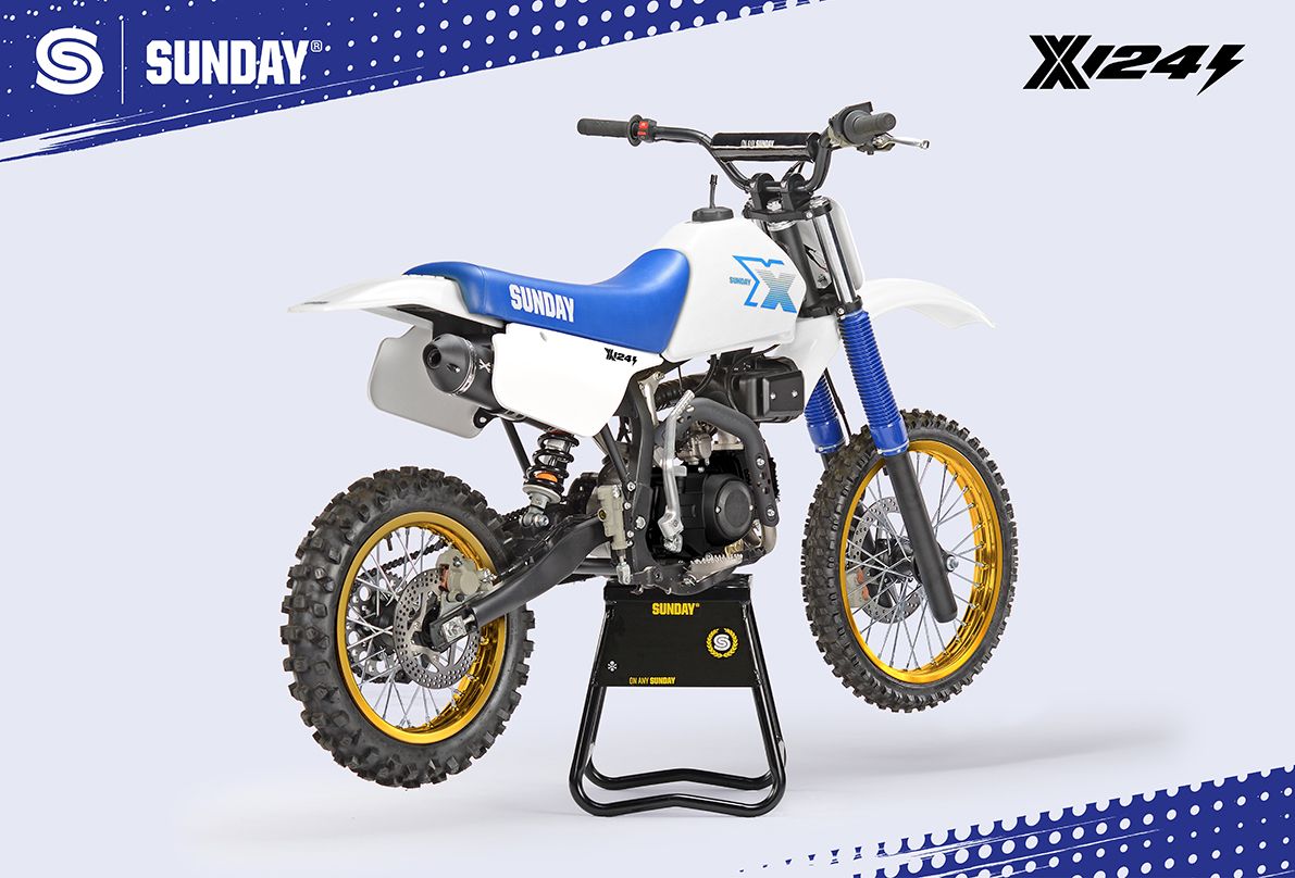 PIT BIKE - YCF SUNDAY X 124se SEMI AUTO BLANC 2026 - Image 2