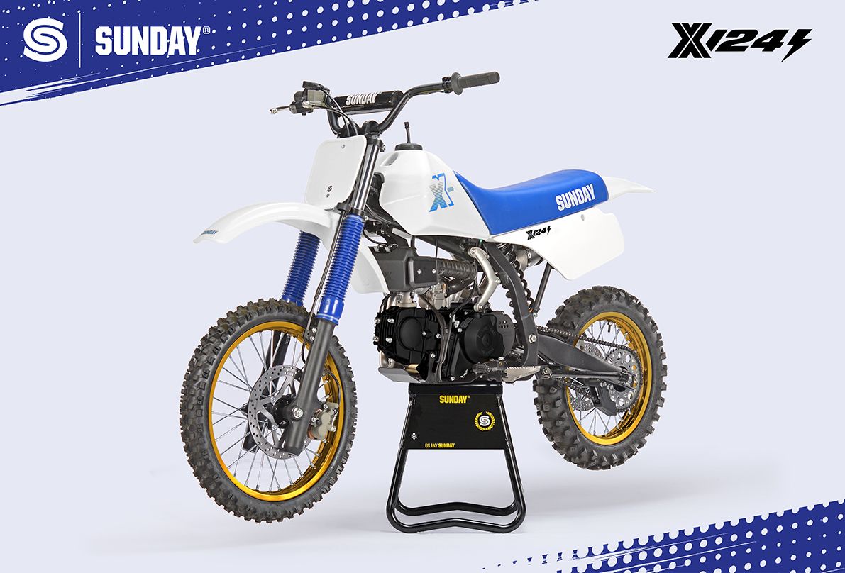 PIT BIKE - YCF SUNDAY X 124se SEMI AUTO BLANC 2026 - Image 6