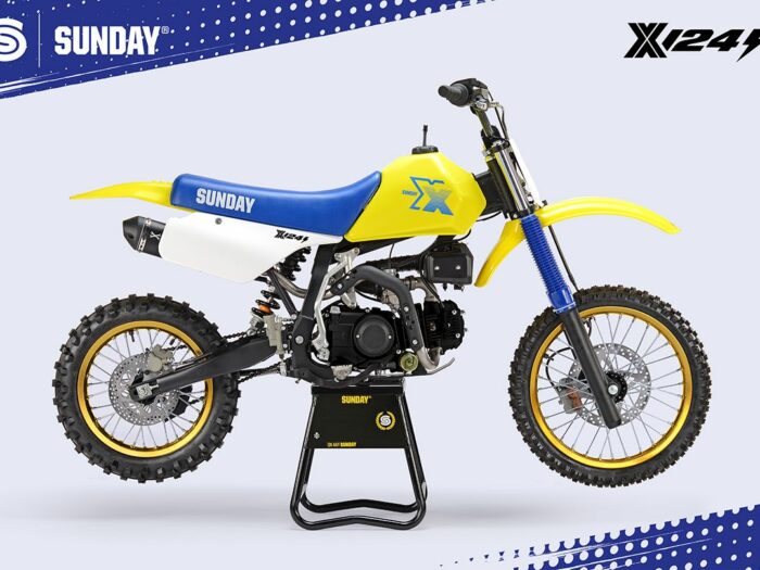PIT BIKE - YCF SUNDAY X 124se SEMI AUTO JAUNE 2026
