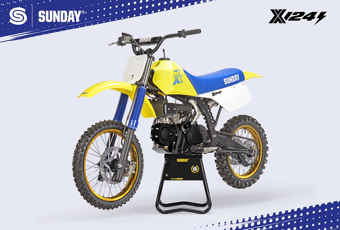 PIT BIKE - YCF SUNDAY X 124se SEMI AUTO JAUNE 2026 - Image 6