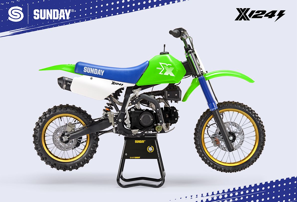 PIT BIKE - YCF SUNDAY X 124se SEMI AUTO VERT 2026
