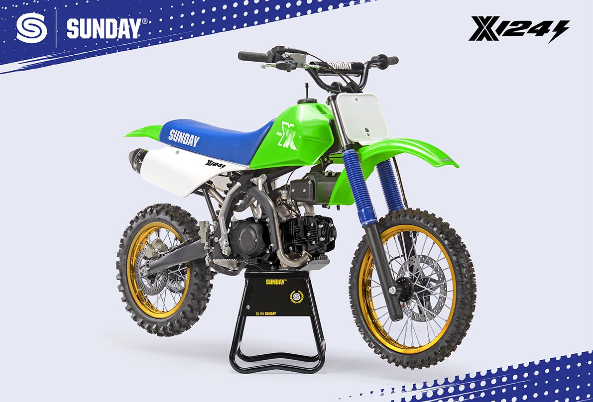 PIT BIKE - YCF SUNDAY X 124se SEMI AUTO VERT 2026 - Image 2