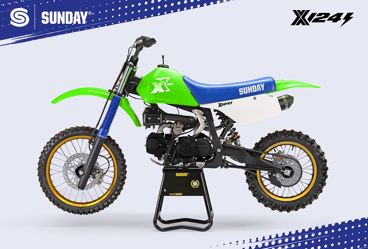 PIT BIKE - YCF SUNDAY X 124se SEMI AUTO VERT 2026 - Image 3